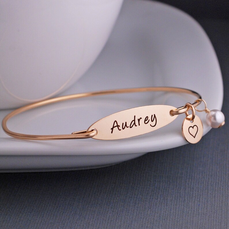 Personalized Name Bracelet, Child's Name Bracelet, Gift for Mom, Custom Name Bracelet image 2