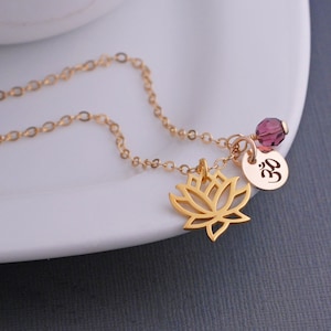 SUNNYCLUE 1 Box 24pcs Lotus Charms Stainless Steel Lotus Flower Charm Chakra Energy Yoga Filigree Joiners Laser Cut Flat Round