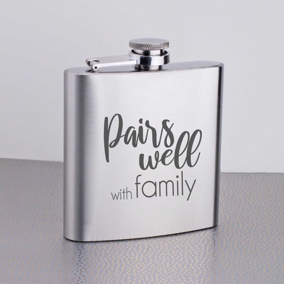 Funny White Elephant Gift, Family Christmas Gift Idea, Pairs Well with Family Flask, Funny Gift For Family Reunion, Sibling Gift