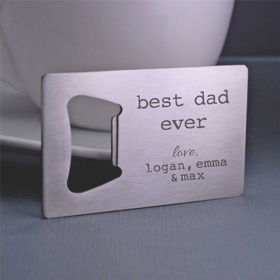 Father's Day Gift for Dad Best Dad Ever Stainless Steel | Etsy