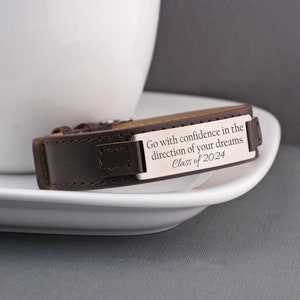 Graduation bracelet for him Clearance