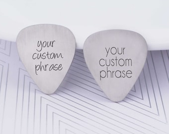 Gift for Guitar Player, Design Your Own Guitar Pick, Anniversary Gift, Personalized Custom Guitar Pick, Mother's/Father's Day Gift