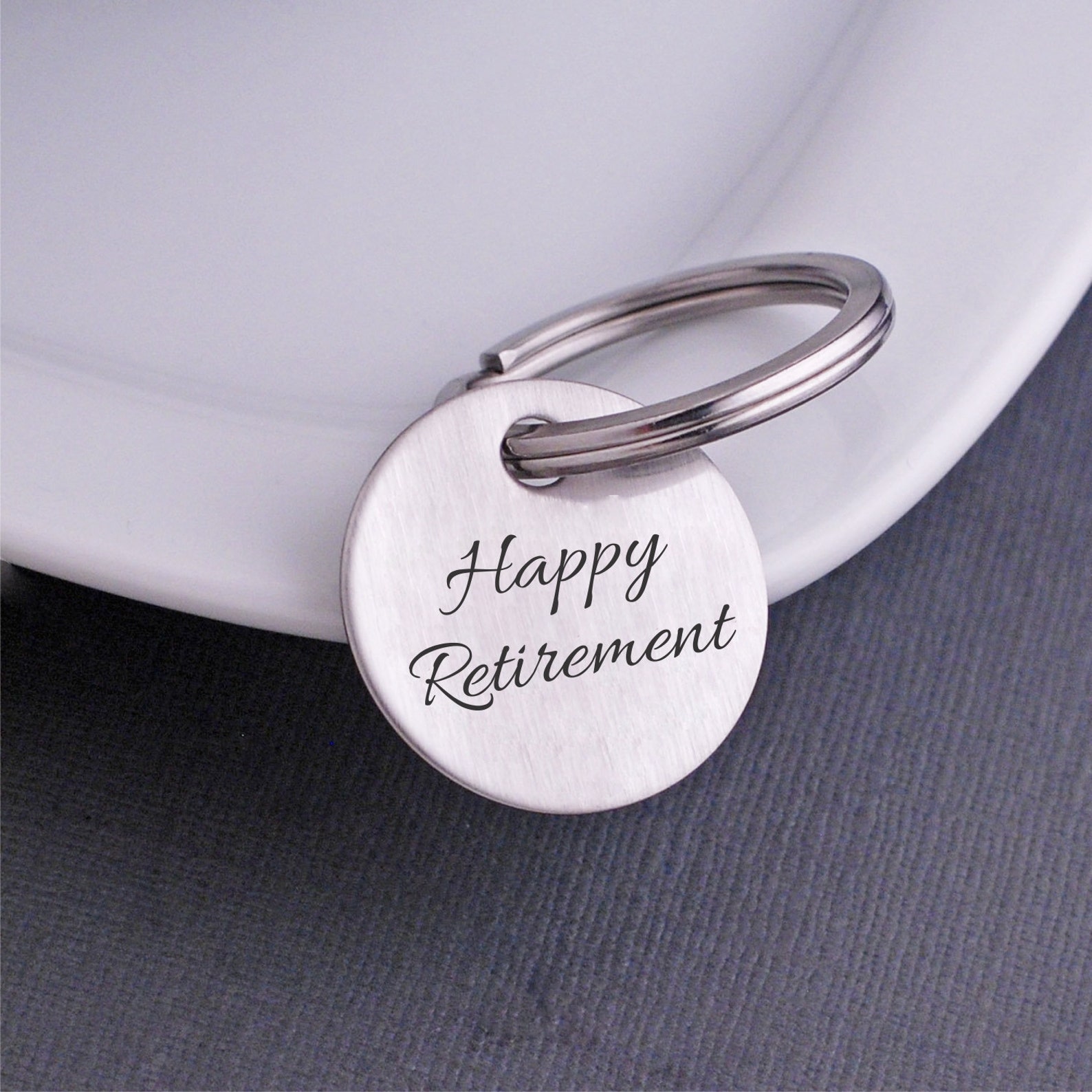 Happy Retirement Keychain Retirement Gift for Boss Etsy