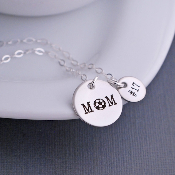 Personalized Soccer Mom Necklace Soccer Mom Jewelry Sports Mom Gift Soccer Necklace Team Gift Gift for Team Mom Travel Sports Mom Etsy