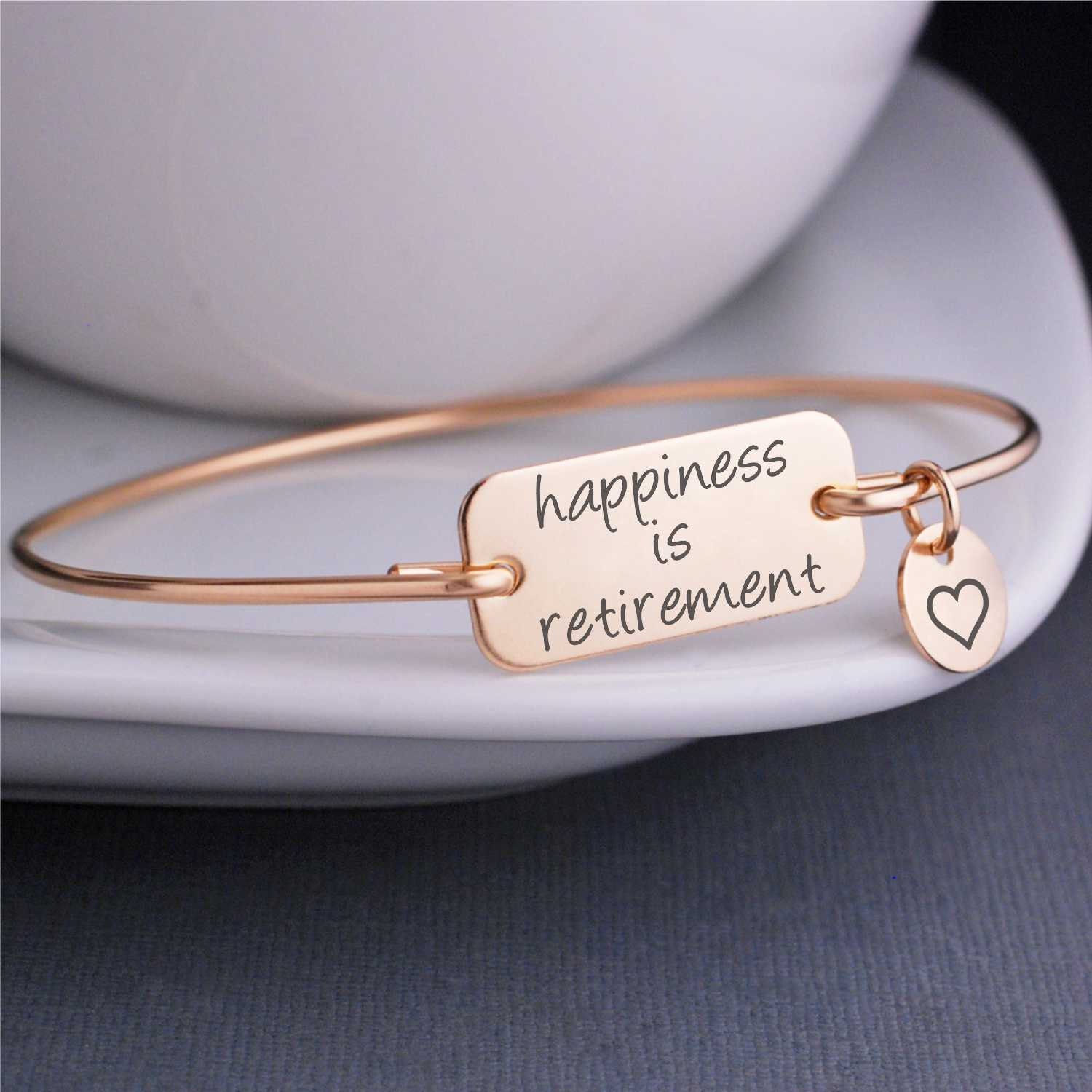 Retirement bangle bracelet best sale