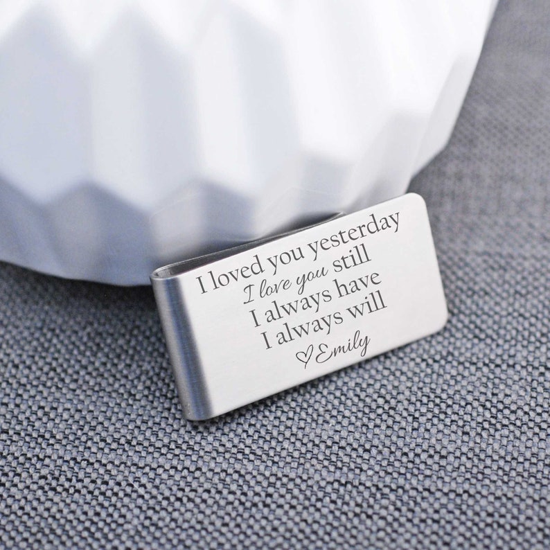 Personalized Anniversary Gift for Him Personalized Money Etsy
