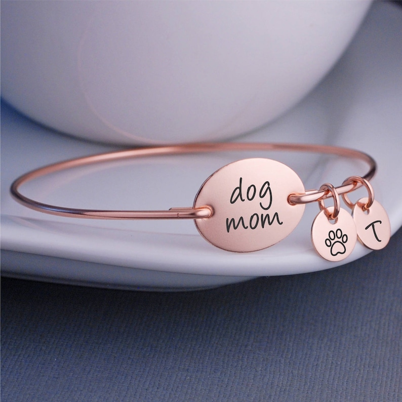 Dog Mom Jewelry, Bracelet for Dog Lover, Dog Mom Bracelet, Personalized Pet Jewelry, Pet Mother's Day Gift image 3