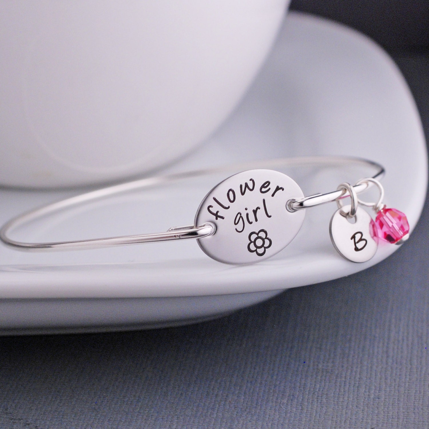 Flower Girl Jewelry Personalized Flower Girl Bracelet Gift Etsy