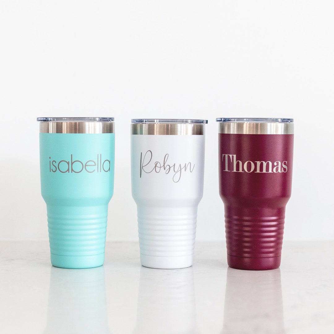 Insulated 30oz Tumbler With Name, Custom Engraved Tumbler, Ringneck ...