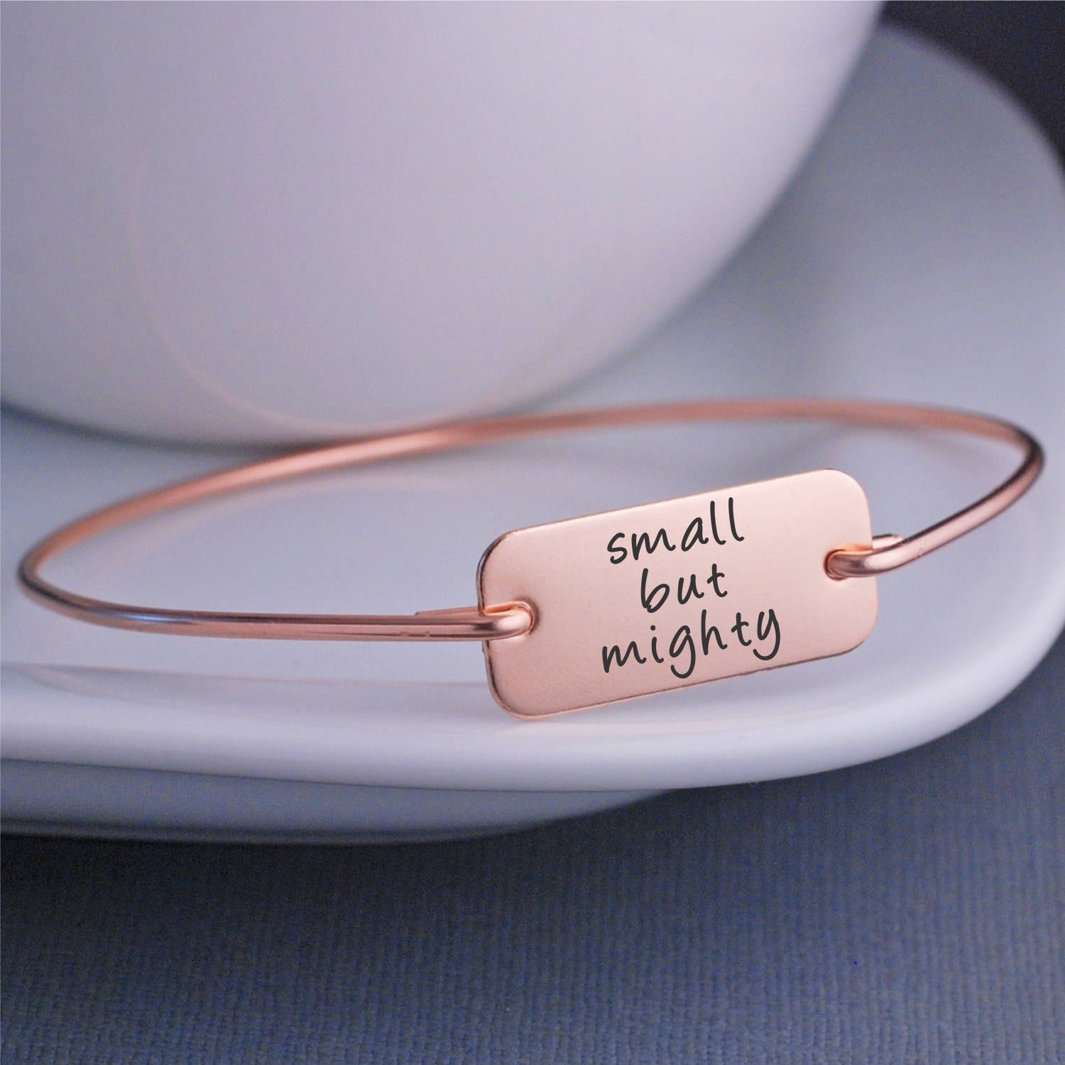 Small but Mighty Bracelet, Personalized Birthday Gift 