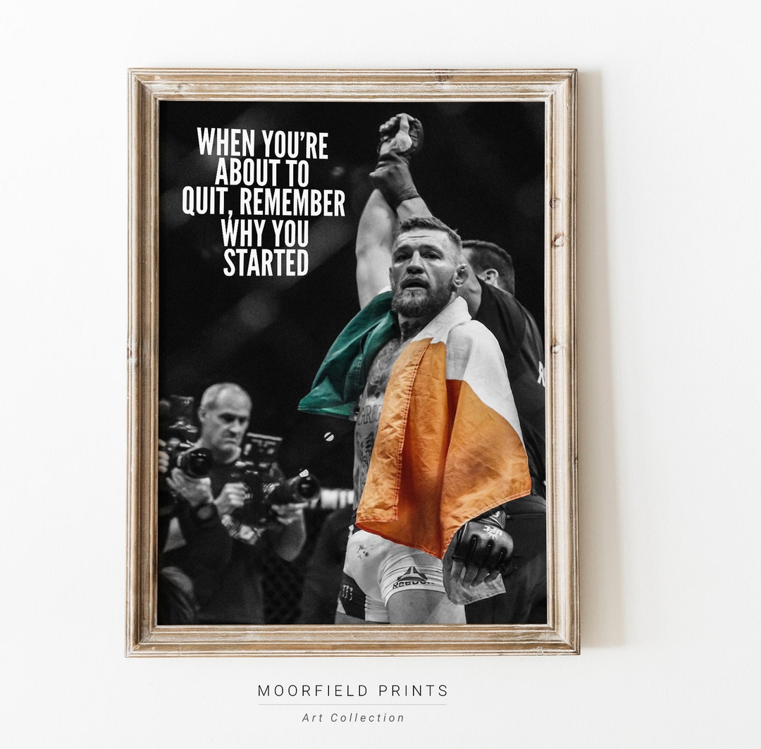 Conor Mcgregor DIGITAL DOWNLOAD Print, Printable, Canvas Art, Poster ...