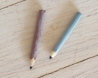 Dolls House Miniature Pencil Duo