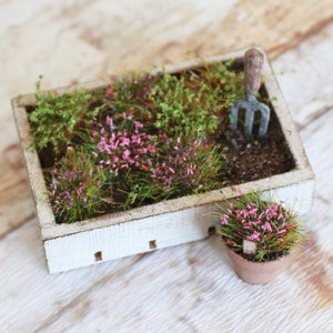 Dolls house miniature Planting set