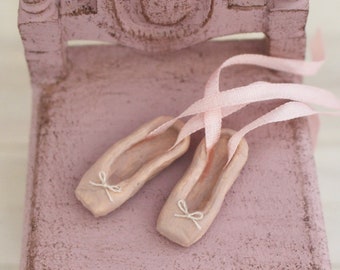 Dolls House Miniature Ballet Shoes