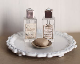 Dolls House Miniature Bathroom Bottles and Soap