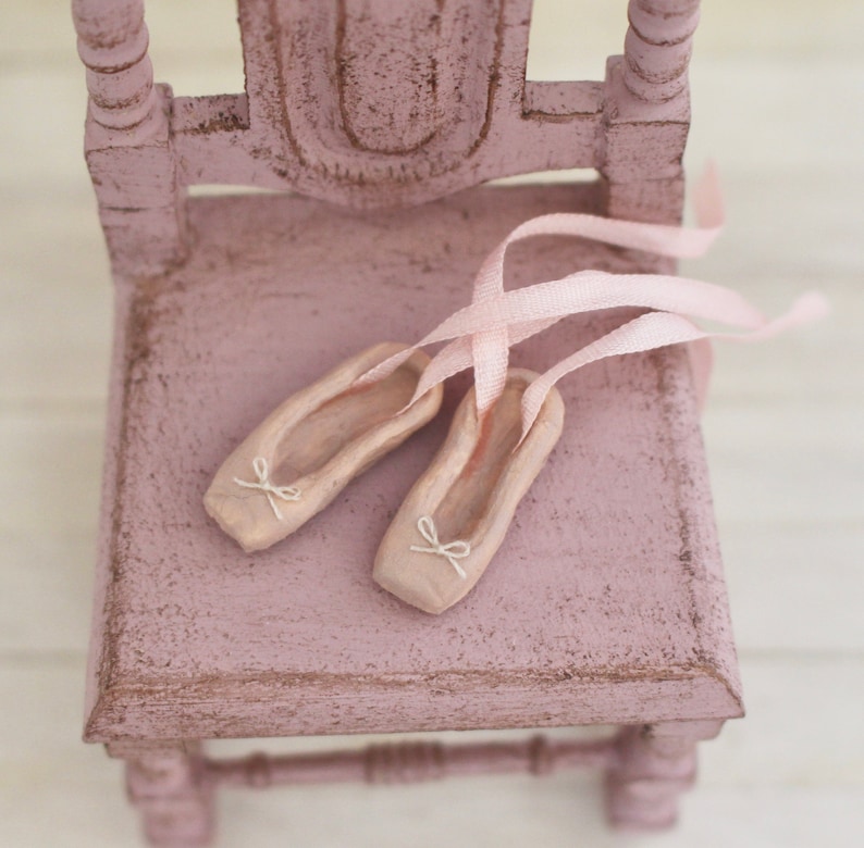 Dolls House Miniature Ballet Shoes image 1