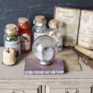 Dolls House Miniature Witches Crystal Ball image 2
