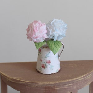 Dolls House Miniature Hydrangea in Vintage Jug image 3