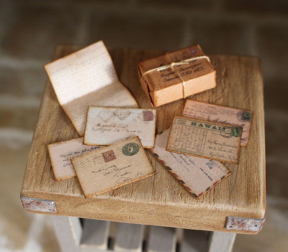 Miniatura Scale Model Tumdee Cassetta Delle Lettere In Metallo Per Case Delle Bambole - Scala 1:12, Miniatura DIY Tumdee Miniatura Fai Da Te - Foto 5