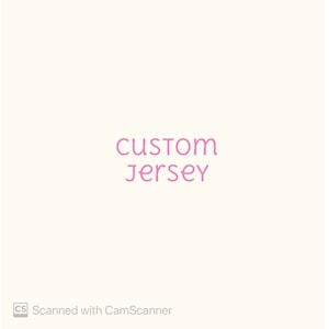 custom sports jersey