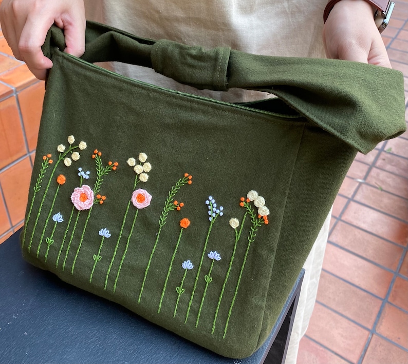 Oyako Hand-embroidered bag from Thailand zdjęcie 3