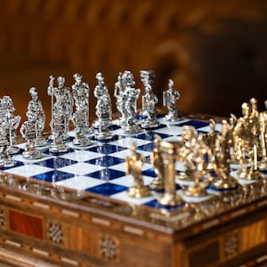 Premium Chess Board with Storage Handmade Gifts for Him Personalized Anniversary Gift for Husband Schachbrett Ajedres