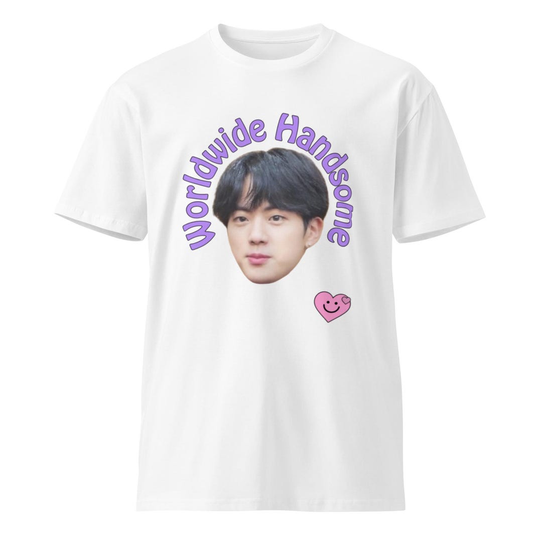 BTS Jin 'worldwide Handsome' T-shirt - Cotton Unisex Tshirt - Etsy