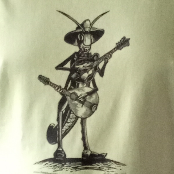 Mandolin Grasshopper T-shirt