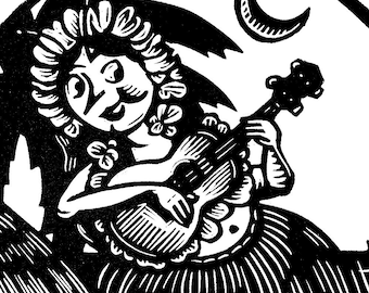 Uke Gal original print