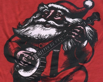 Banjo Santa T-shirt