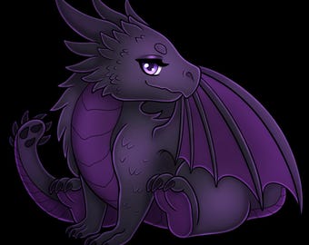 Calix Dragon Form Deluxe Sticker (The Star Queen Chronicles)