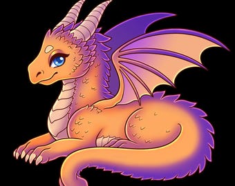 Arien Dragon Form Deluxe Sticker (The Star Queen Chronicles)