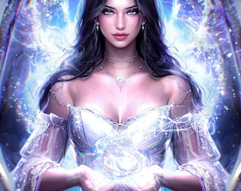 Asteria Art Print - from Of Light and Freedom (The Star Queen Chronicles)