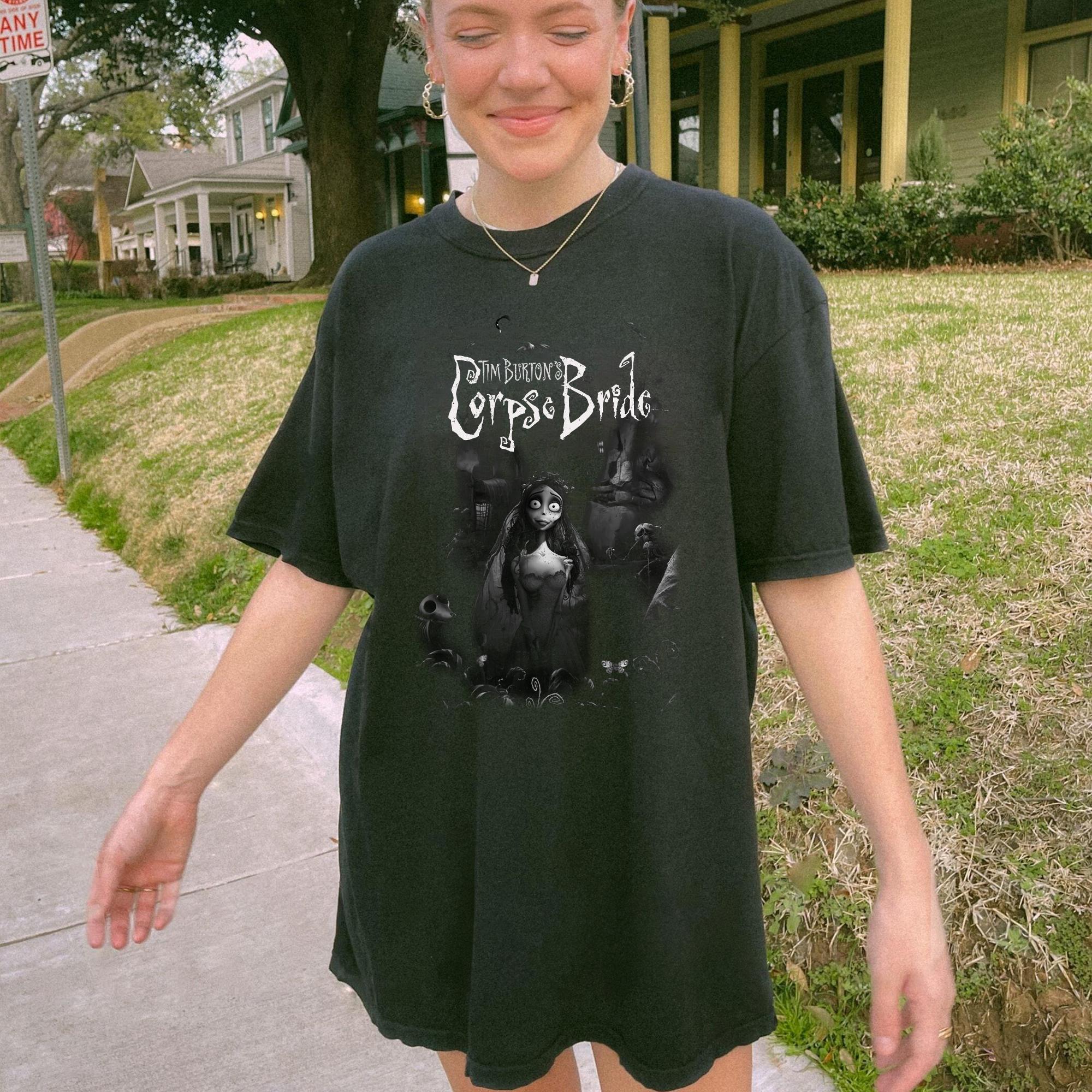 Retro 90S Corpse Bride T-shirt, Vintage Horror Corpse Bride 