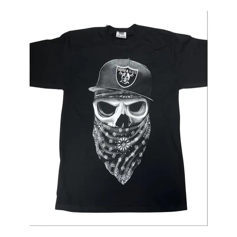 Decalcomanie Per Casco Da Football – Raiders Skull Inspired – Grandezza Reale