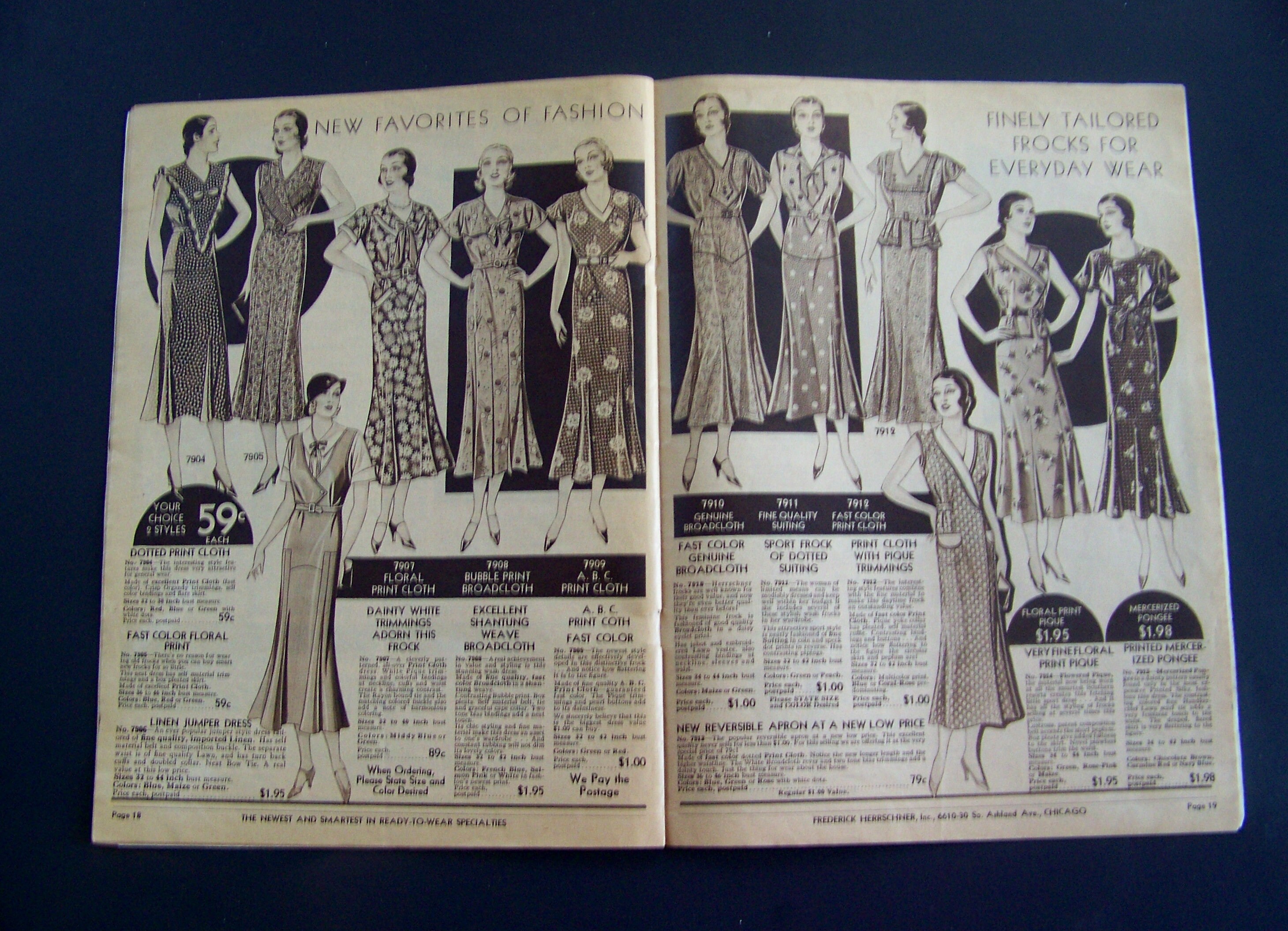 Original Vintage Art Needlework Catalog Frederick Herrschner Etsy