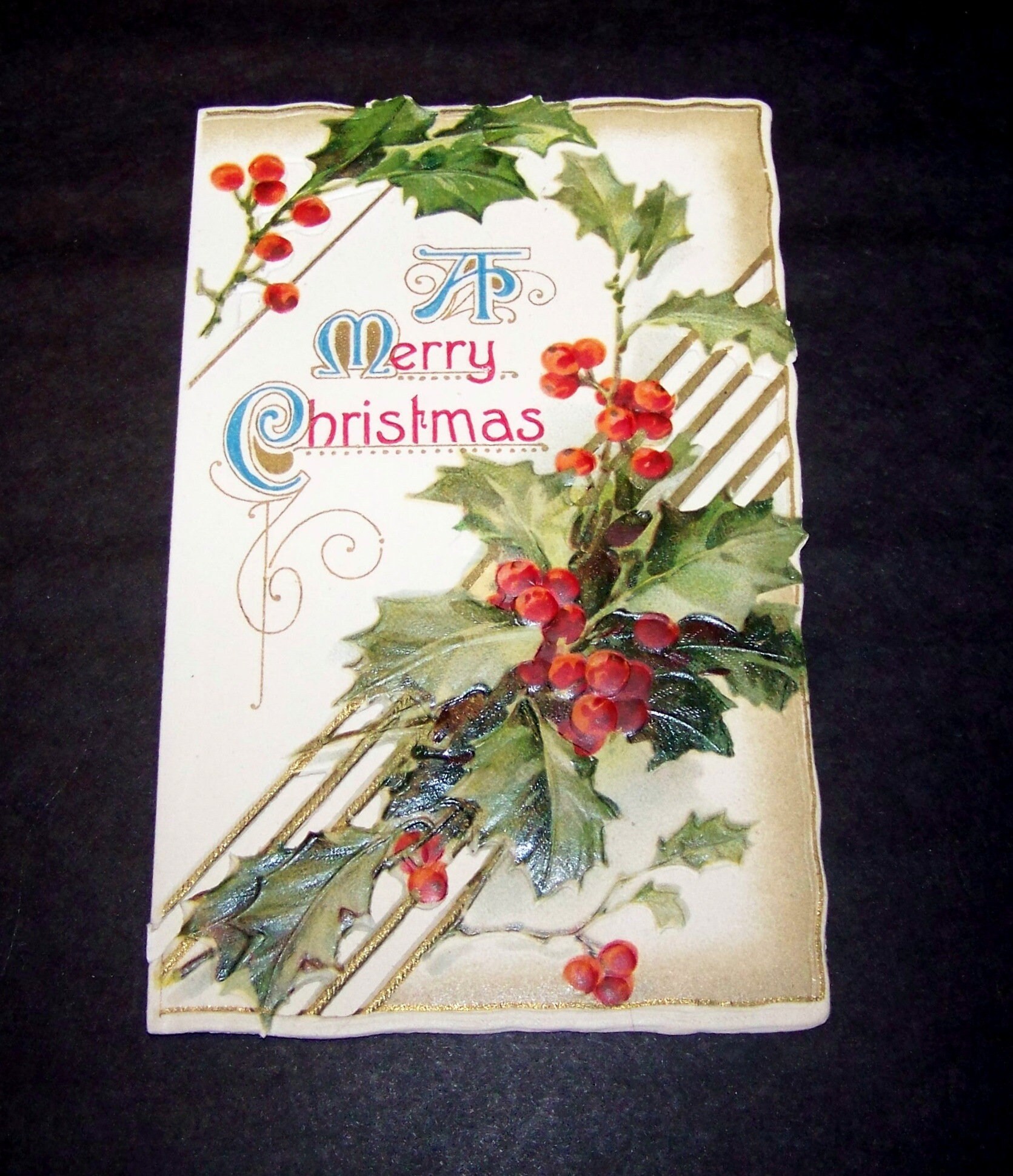 Victorian Embossed Die Cut & Cut Out Christmas Card Germany - Etsy