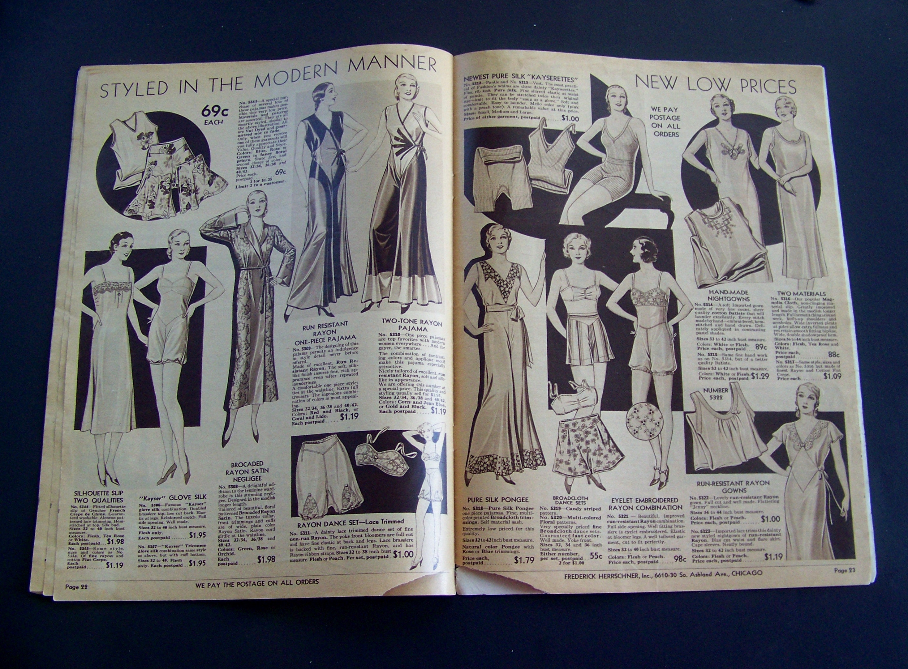 Original Vintage Art Needlework Catalog Frederick Herrschner Etsy