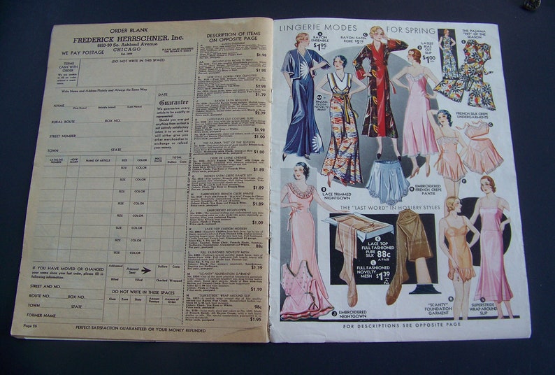 Original Vintage Art Needlework Catalog Frederick Herrschner Etsy