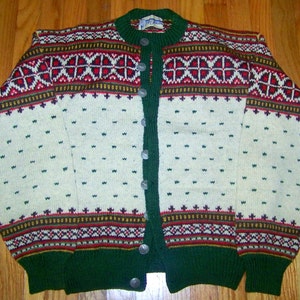 Vintage Steen & Strom Hand Knit Wool Sweater Norwegian Great Colors - Etsy