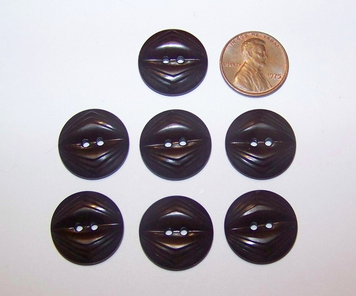 Vintage Colt Buttons Mid Century Collectible 80 Pattern 7 Etsy