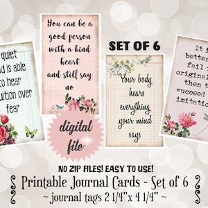 Tarjetas de afirmación bastante positivas imprimibles, tarjetas digitales de amor propio suave para la confianza en sí mismo y el pensamiento positivo, citas motivacionales