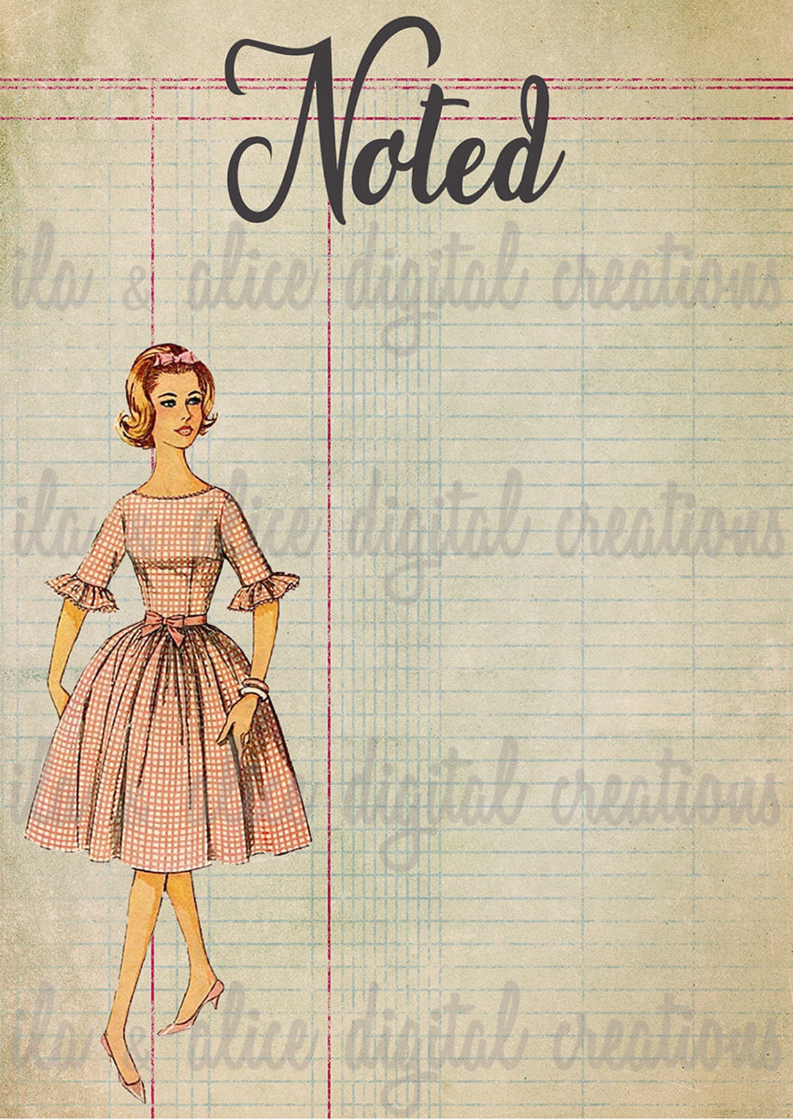 Vintage Look Printable Journal Cards Junk Journal Cards | Etsy