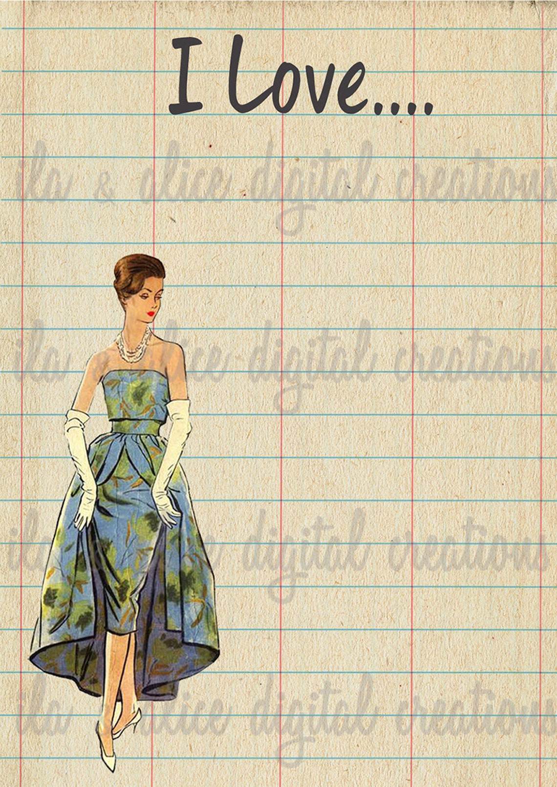 Vintage Look Printable Journal Cards Junk Journal Cards | Etsy