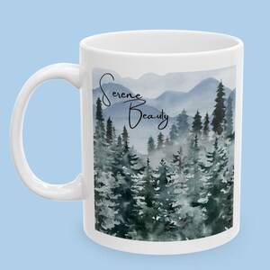 Serene Beauty Ceramic Mug