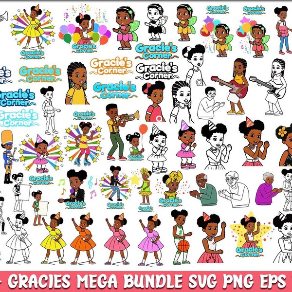 270+ SVG Packs for Gracie's Corner: Birthday Collection, Girl's First Birthday, Birthday Gift Ideas, Sublimation Designs - Instant Download