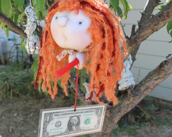 Ailene the Money Kitchenwitch, folklore. Good luck doll for your kitchen & home!