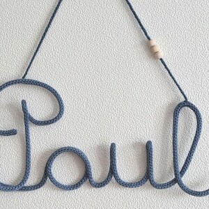 Nombre de punto modelo XXL grande con o sin accesorio / nombre de niño personalizado / alambre / nombre de punto / personalización de dormitorio