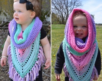 Child Size Hooded Scarf