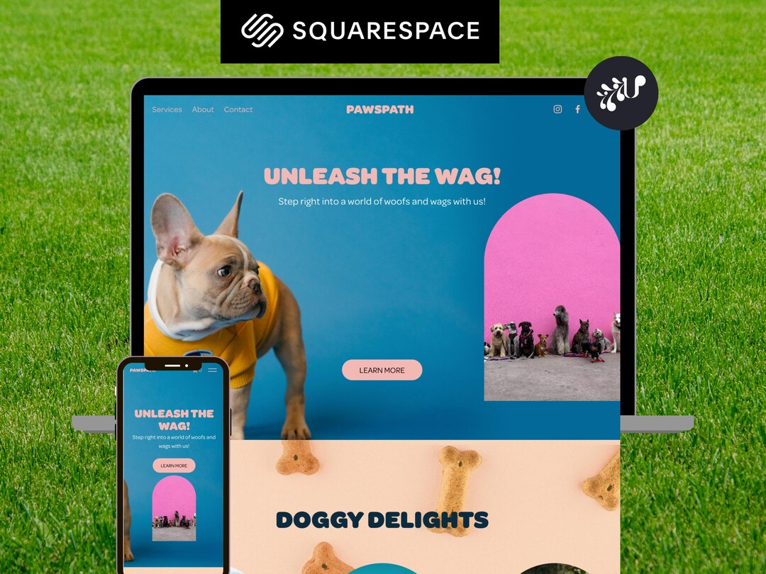 Dog Grooming Website Design, Dog Walker Website Design, Pet